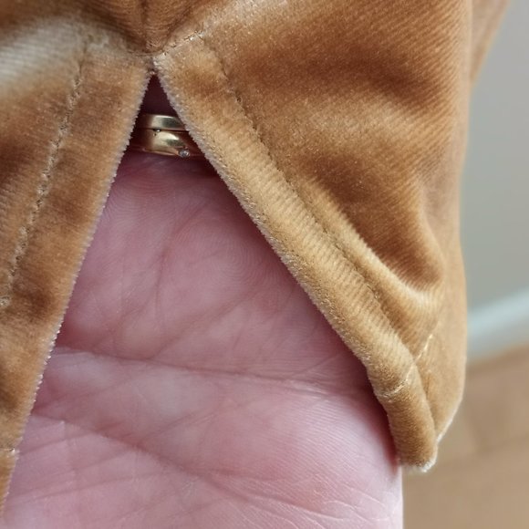 'ANN TAYLOR' XL Poly Velvet Camisole Top adjustable straps - Picture 3 of 9